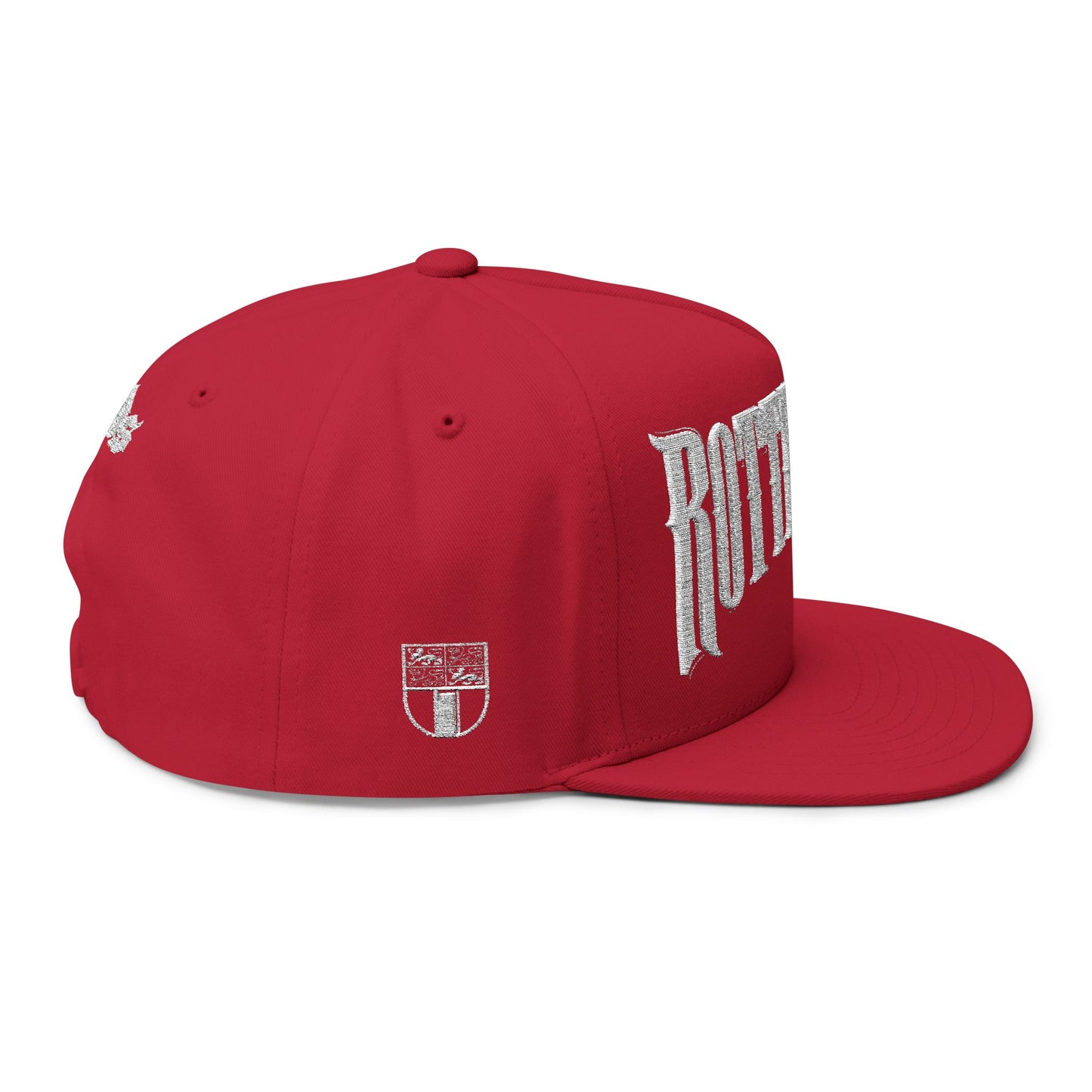 Rotterdam Embroidered Flat Bill Cap — Urban Street Snapback