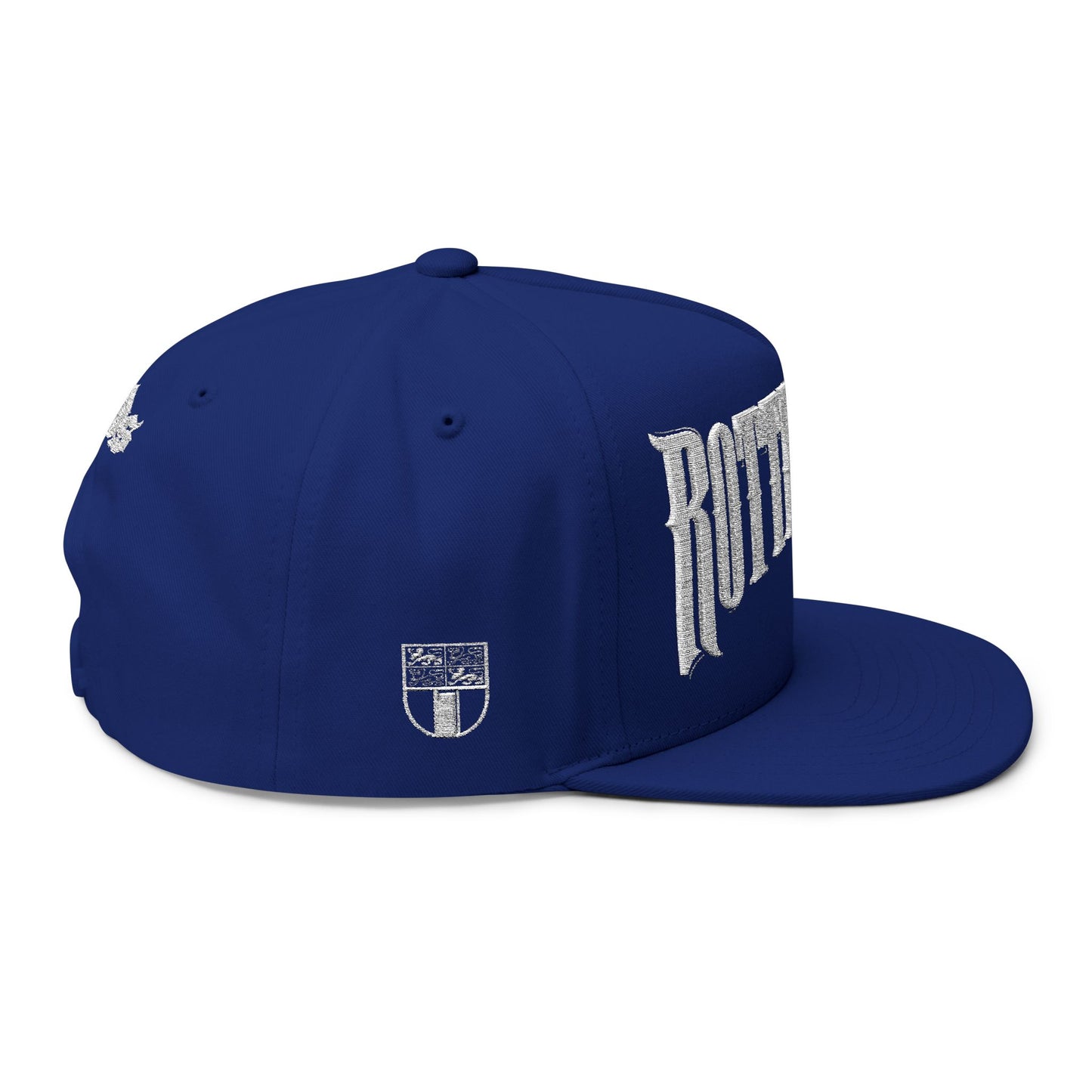 Rotterdam Embroidered Flat Bill Cap — Urban Street Snapback