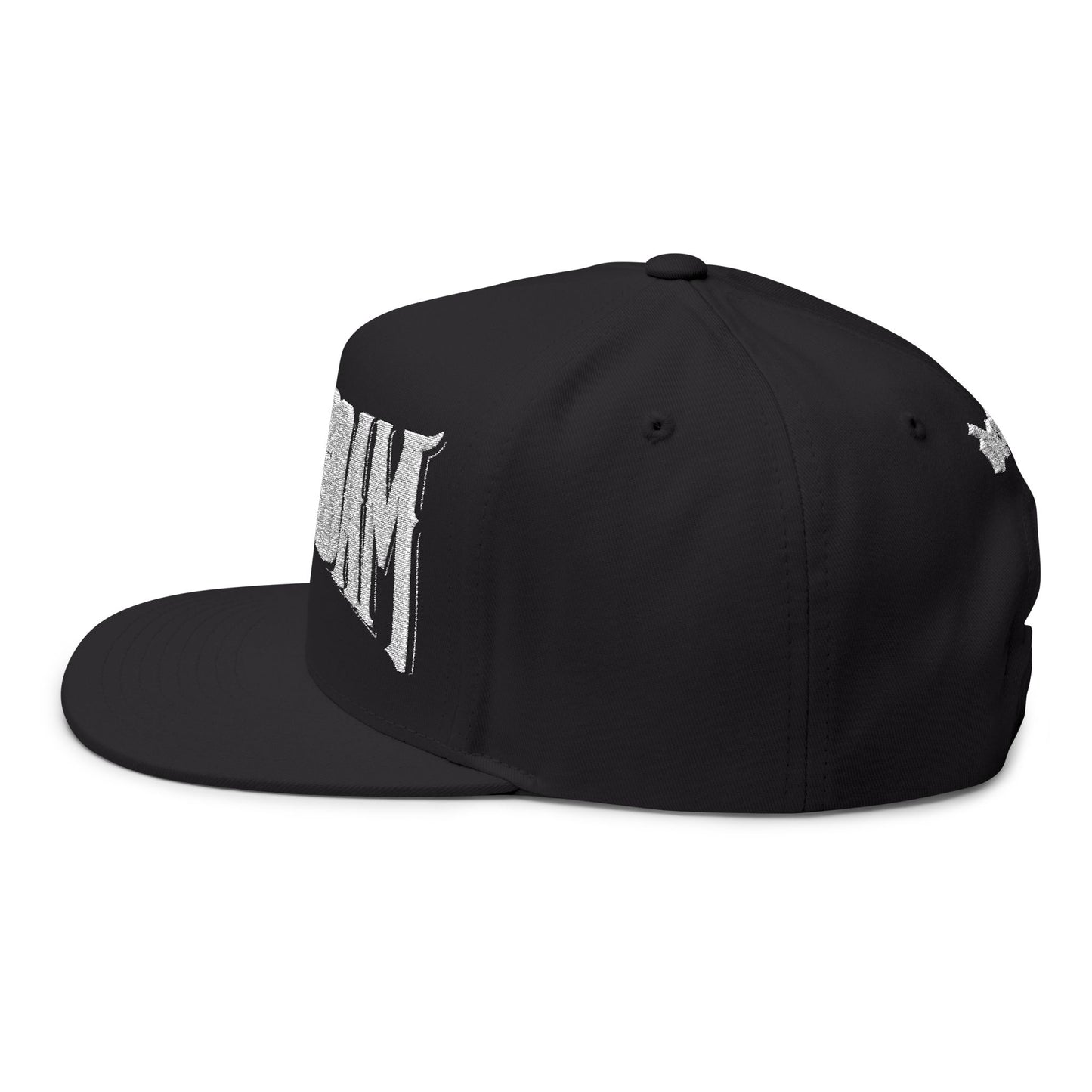 Rotterdam Embroidered Flat Bill Cap — Urban Street Snapback