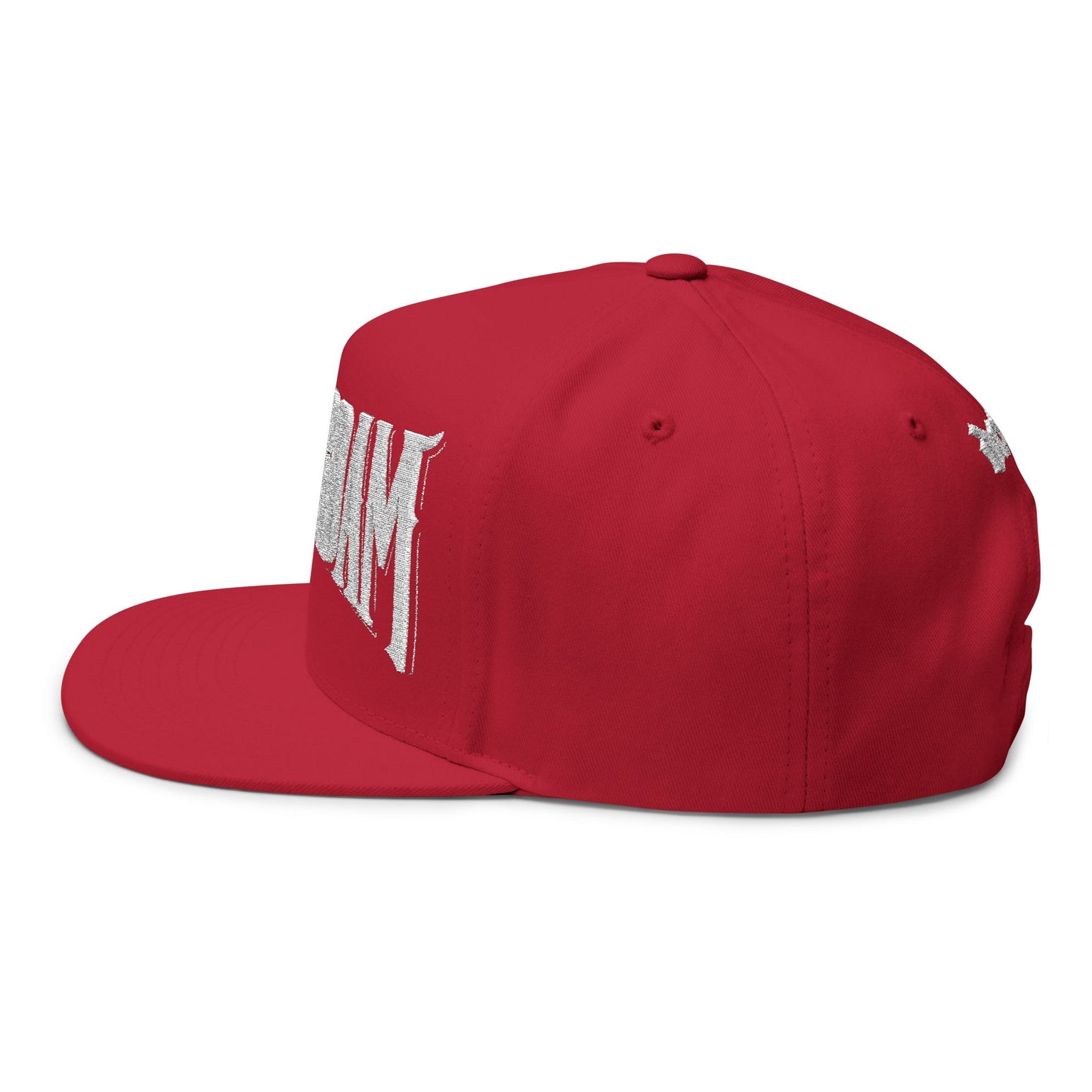 Rotterdam Embroidered Flat Bill Cap — Urban Street Snapback