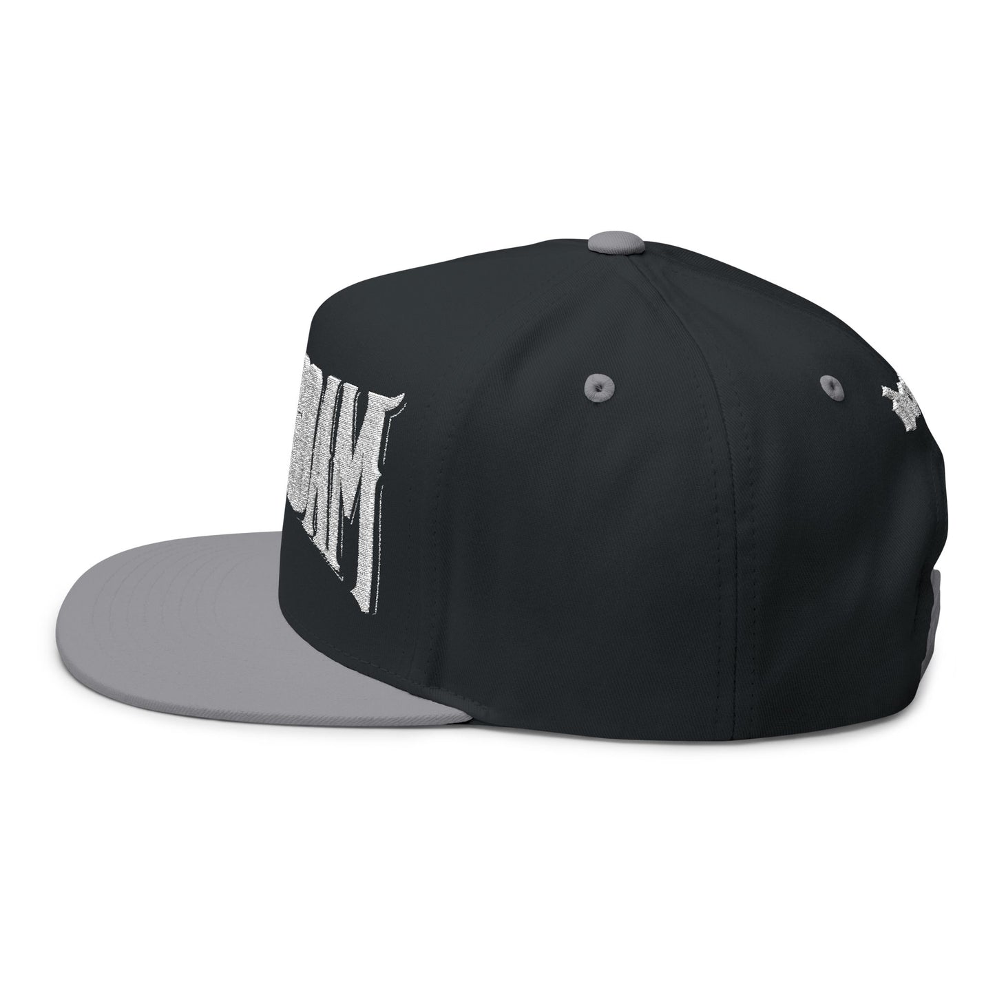 Rotterdam Embroidered Flat Bill Cap — Urban Street Snapback