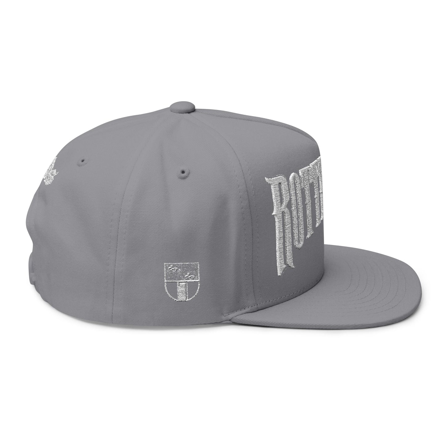 Rotterdam Embroidered Flat Bill Cap — Urban Street Snapback