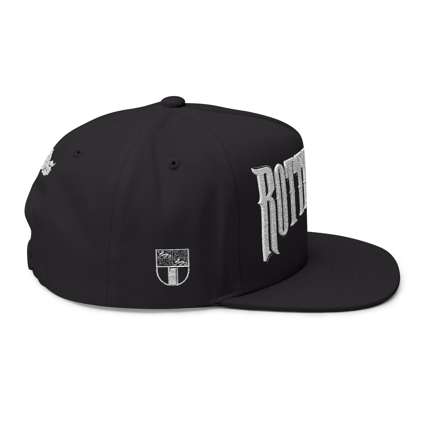 Rotterdam Embroidered Flat Bill Cap — Urban Street Snapback