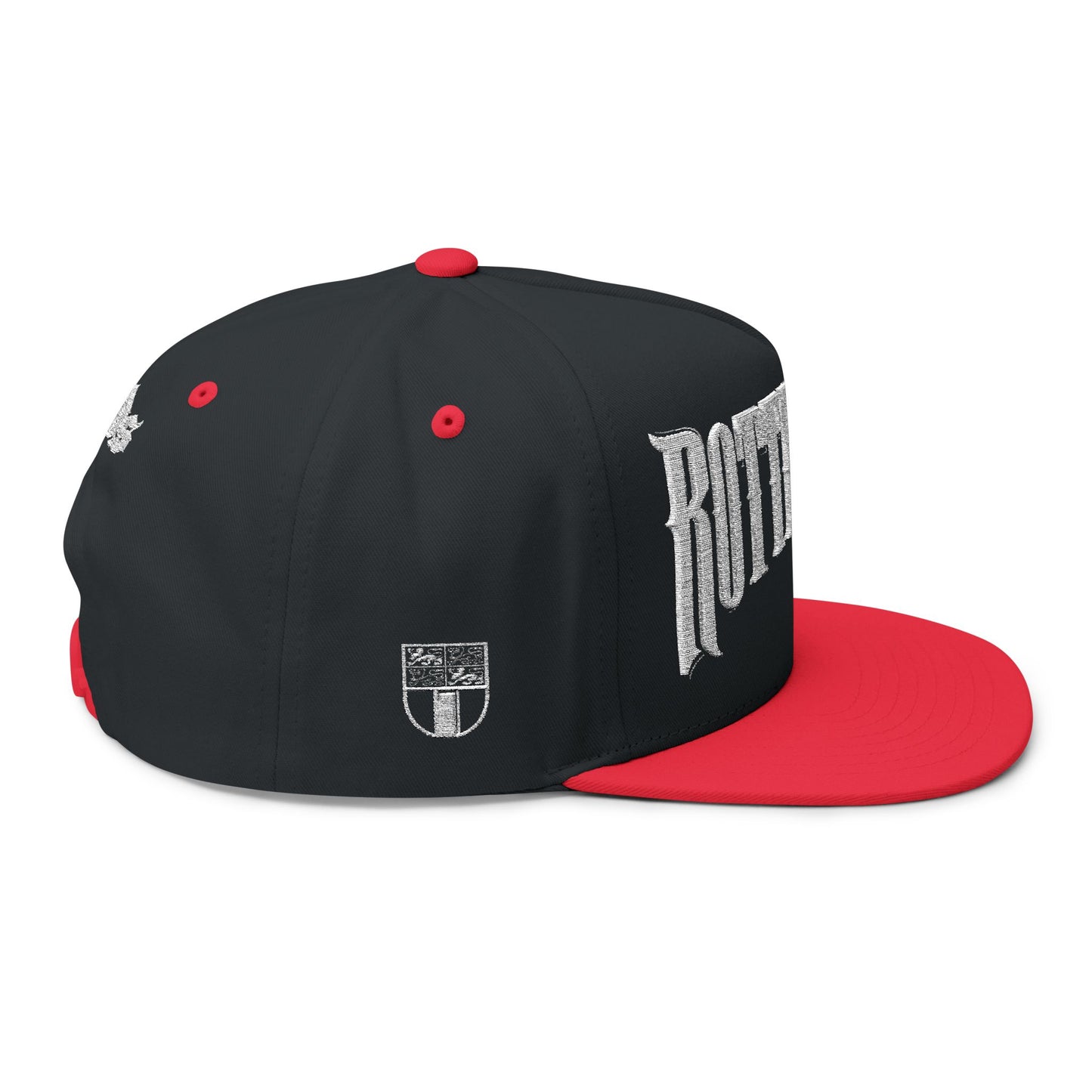 Rotterdam Embroidered Flat Bill Cap — Urban Street Snapback