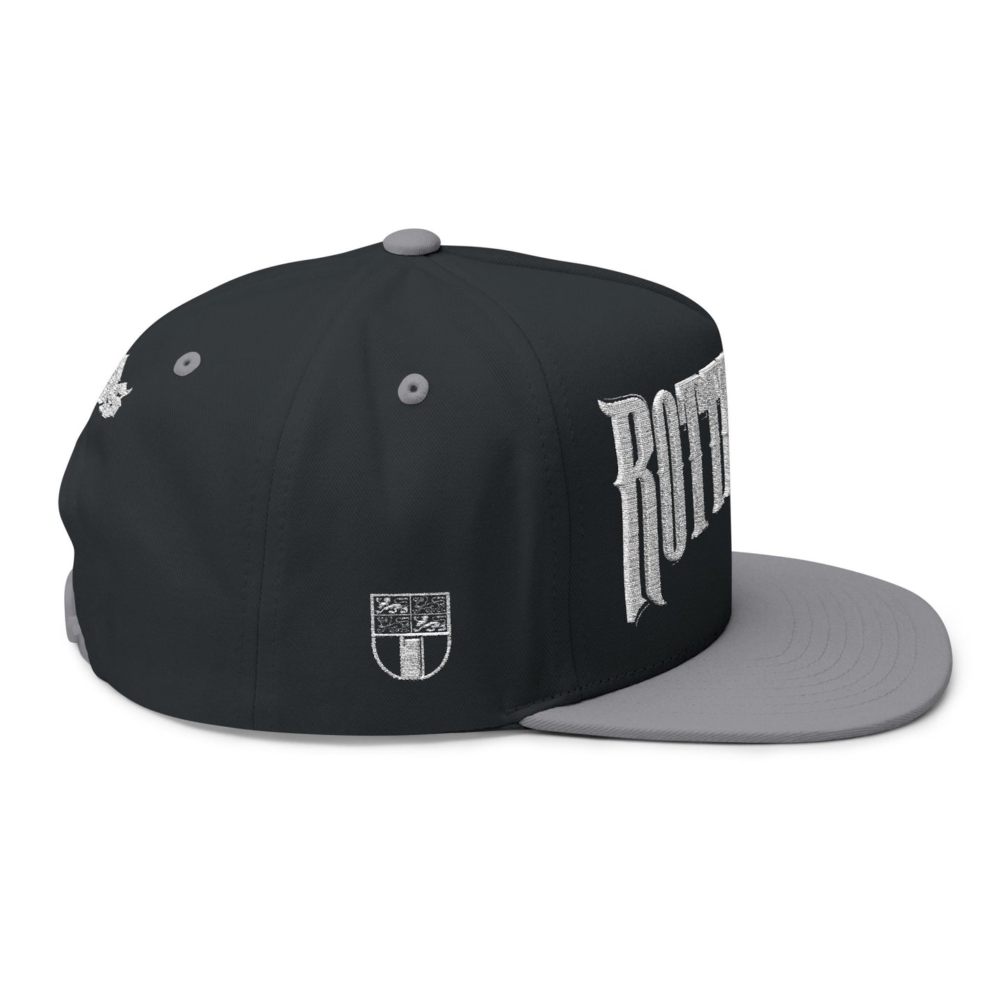 Rotterdam Embroidered Flat Bill Cap — Urban Street Snapback
