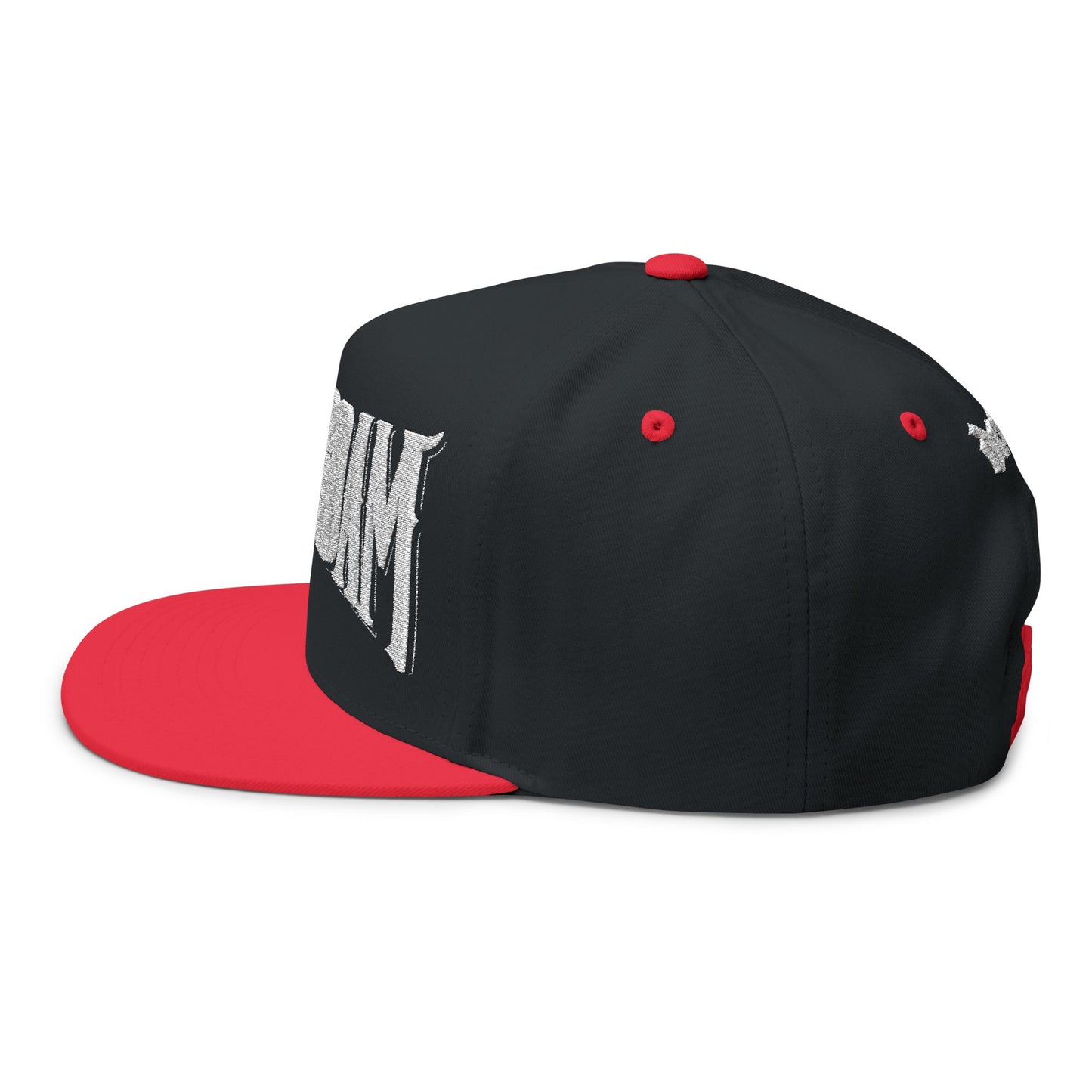 Rotterdam Embroidered Flat Bill Cap — Urban Street Snapback